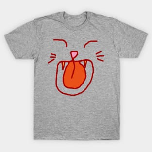 Cat Face - A cat laughing out loud T-Shirt